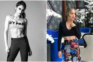 Bak seleb Hollywod, begini 10 gaya seksi Cinta Laura saat pamer perut