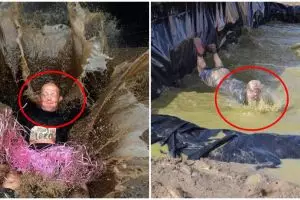 10 Potret detik-detik kecebur tertangkap kamera, momen apes banget