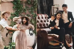 10 Momen seru Putri Titian & Junior Liem saat pemotretan bareng Iori