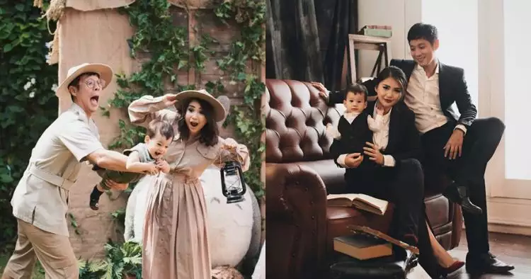 10 Momen seru Putri Titian & Junior Liem saat pemotretan bareng Iori