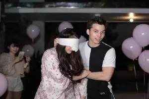 Detik-detik Stefan William beri kejutan romantis di ulang tahun Celine