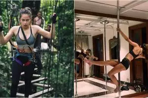 10 Gaya seksi Valerie Thomas saat berolahraga, body goals abis