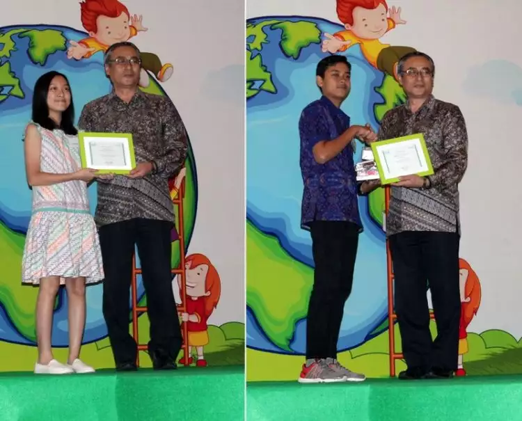 Hebat! 2 Anak Indonesia raih juara lomba lukis lingkungan kelas dunia
