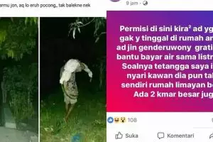 10 Meme status medsos sok gereget ini nampol, ada yang gendong pocong