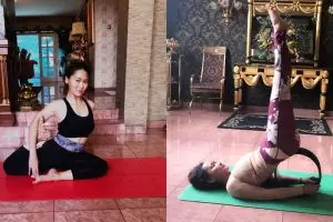 10 Gaya Inul Daratista saat olahraga, tetap memesona meski keringetan