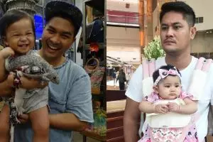 Gaya 8 seleb ganteng gendong anak saat jalan-jalan di mal, ayah idaman