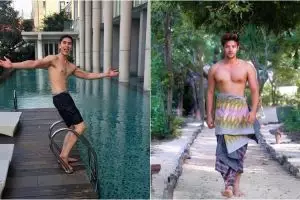 10 Potret beda gaya Ammar Zoni & Verrell Bramasta pamer dada bidang