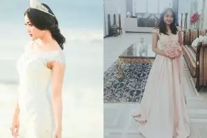 5 Pesona Marion Jola pakai gaun panjang, bak putri kerajaan