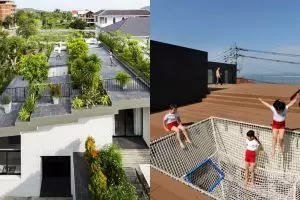 9 Desain rooftop inspiratif abis, bisa jadi taman hingga ruang bermain