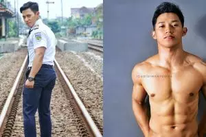 10 Pesona Didi Wahyudi, petugas KAI bertubuh kekar dari Tulungagung