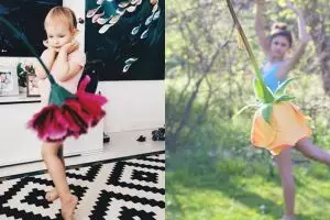 10 Foto ilusi perspektif gaun dari bunga ini hasilnya cantik abis