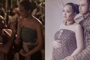 Potret seksi 10 seleb pakai kemben, tradisional tapi menawan