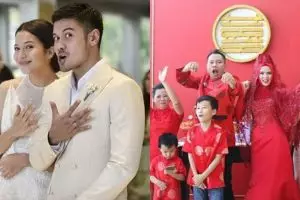 Ekspresi nggak biasa 5 pasangan seleb di hari pernikahan, agak konyol