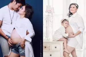 Potret maternity 4 seleb pakai celana pendek, tetap seksi saat hamil