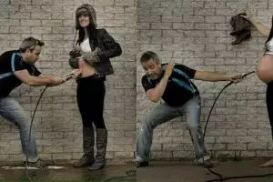 7 Foto pemotretan maternity antimainstream, kreatifnya kebangetan