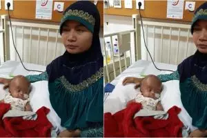 Kisah haru pasutri tunanetra berjuang obati anaknya yang hidrocephalus