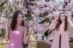 10 Gaya liburan mewah serba pink ala Jamie Chua, cetar abis