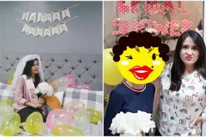 Tak dipamerkan, kondisi asli Syahnaz di bridal shower ini bikin kaget