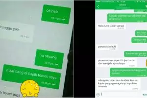 7 Chat drama driver ojek online & penumpangnya, kayak orang pacaran