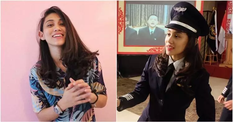 10 Pesona Athira Farina, pilot cantik asal Medan yang jago gebuk drum