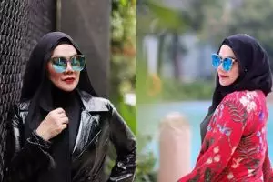 10 Gaya glamor Sarita Abdul Mukti pakai kacamata hitam, sosialita hits