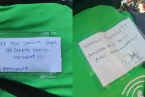 Pesan kocak 10 driver ojek online buat penumpang bikin senyum sendiri