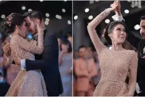 10 Potret Syahnaz & Jeje dansa di wedding night, hangat dan romantis