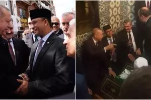 Kunjungi Turki, Anies Baswedan cium botol berisi janggut Rasulullah