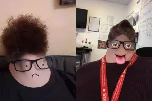 10 Penampakan unik orang mendongak dipotret dari bawah 