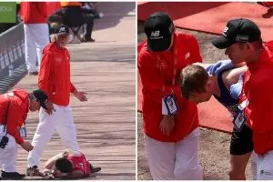 Demi uang Rp 272 juta, peserta marathon ini tumbang setelah lari 42 km