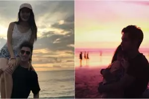 Masih pacaran, begini gaya mesra 7 pasangan seleb di pinggir pantai