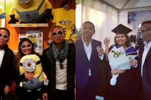 Jarang terekspos, begini 8 potret kekompakan tiga anak Hotman Paris