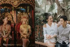 9 Gaya prewedding Raditya Dika & Anissa Aziza, elegan dengan baju adat