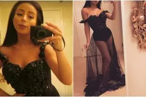 Cuma dari plastik sampah, gaun hitam cantik karya YouTuber ini viral