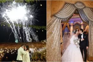 Momen wedding kiss 8 pasangan seleb ini romantisnya bikin baper 