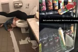 10 Potret momen sial sering terjadi di sekitar kita, apes banget