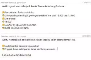 15 Celetukan spontan ibu ini saat ngobrol sama anaknya kocak abis
