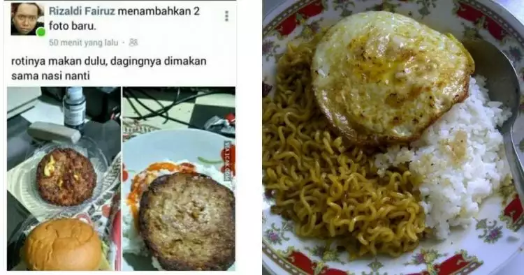 4 Potret kocak orang Indonesia belum kenyang kalau tidak makan nasi