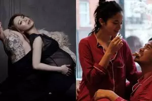 Baru menikah perut tampak buncit, 6 seleb cantik ini tuai cibiran