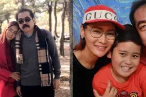 Tunggui anak taekwondo, Inul & suami makan sambil gelesot tanpa alas