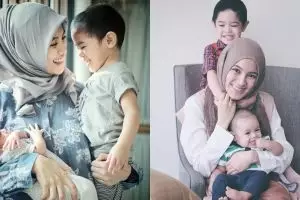 Jadi mama muda, ini 10 gaya Alyssa Soebandono momong dua buah hatinya