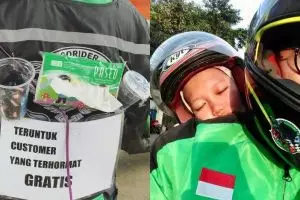 Demi kepuasan pelanggan, 10 driver ojek online lakukan hal tak terduga
