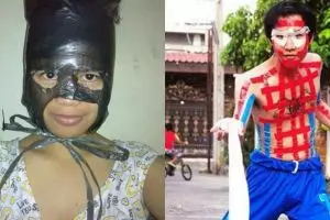 10 Aksi orang cosplay superhero low budget ini bikin ngakak