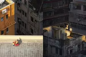 10 Aktivitas di rooftop ini tak diduga-duga, ada main mobil-mobilan