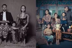 5 Inspirasi pemotretan keluarga seleb bertema adat Jawa, kental budaya