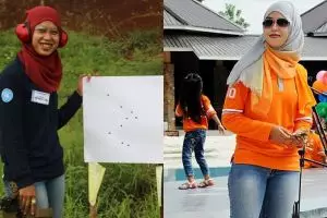 10 Foto Briptu Nova, polwan yang saksikan pernikahannya via video call