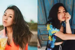 10 Ekspresi centil Kathy Indera, pacar baru Young Lex yang seksi