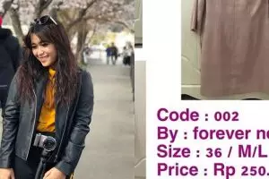 Jual 10 baju bekas pakai, Adik Ayu Ting Ting tuai nyinyiran