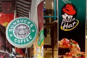 Nggak mau kalah pamor, 5 restoran KW ini justru bikin tepuk jidat