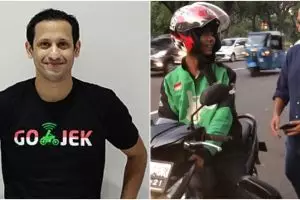 Momen awkward bos Go-Jek naik ojek online, driver-nya bingung & grogi
